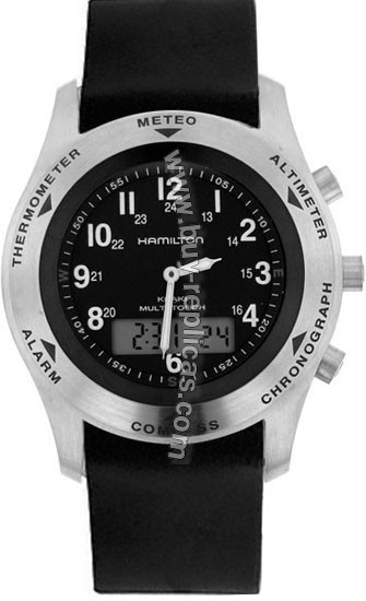 Hamilton Multi-touch Steel Black Mens Watch H91524393