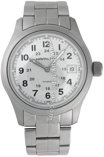 Hamilton Khaki Field Quartz Steel Mens Watch H68411153