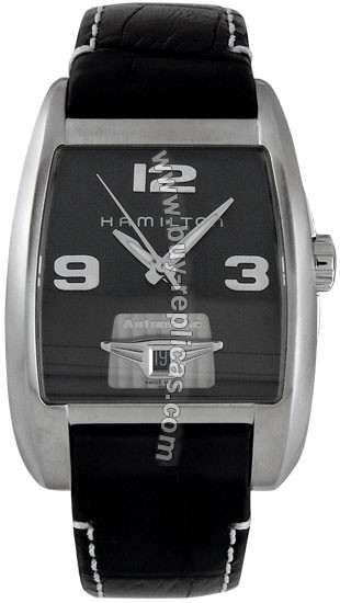 Hamilton Brooke XL Steel Black Mens Watch H33515733