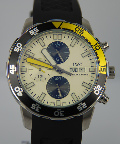 IWC Aquatimer Automatic White Mens Watch