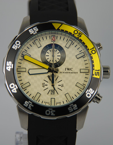 IWC Aquatimer Automatic White Mens Watch