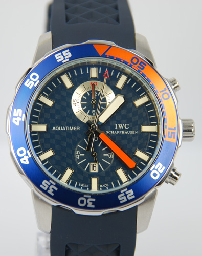 IWC Aquatimer Automatic Blue Mens Watch