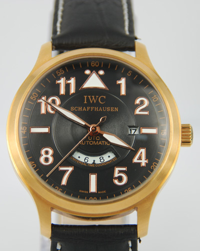 IWC Pilot Spitfire UTC in stainless steel Black Watch