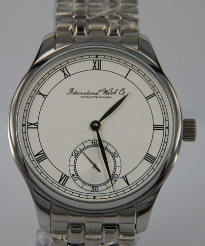 IWC Portuguese Hand-Wound Stainless Steel  White Watch