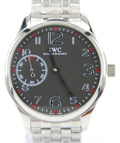 IWC Portuguese Automatic Stainless Steel  Black Watch