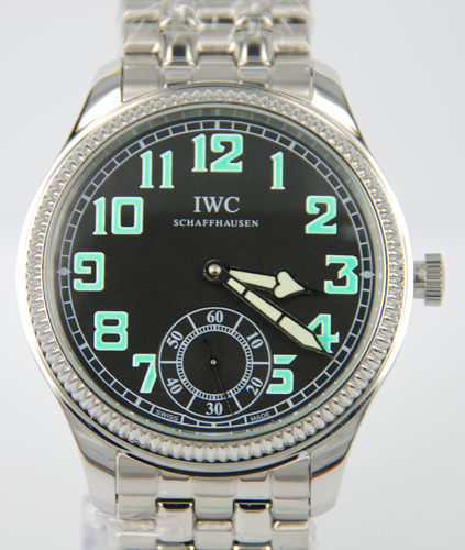 IWC Portuguese Automatic Stainless Steel  Black Watch