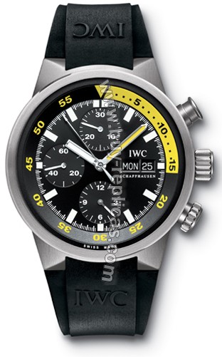 IWC Aquatimer Chrono Automatic Titanium Black Mens Watch 3719-18