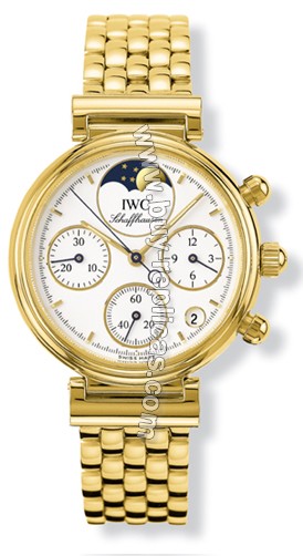 IWC Small Da Vinci 18kt Yellow Gold Moonphase Ladies Watch 9538-01