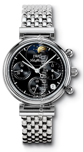 IWC Small Da Vinci Steel Moonphase Ladies Watch 3736-14