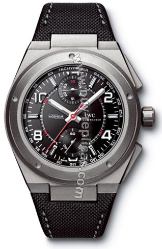 IWC Ingenieur Chronograph AMG Titanium Black Mens Watch 3725-04