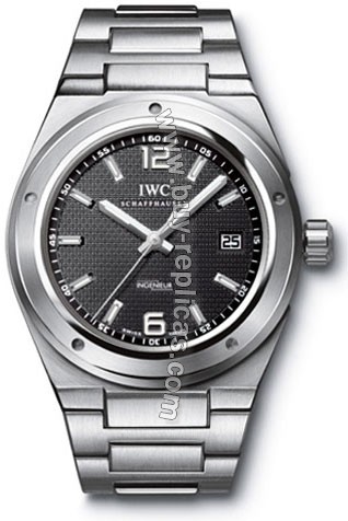 IWC Ingenieur Automatic Steel Black Mens Watch 3227-01