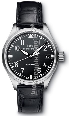 IWC Classic Pilot Midsize Steel Black Unisex Watch 3256-01