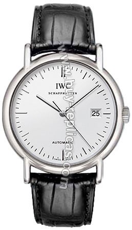 IWC Portofino Automatic Steel Black Mens Watch 3533-01