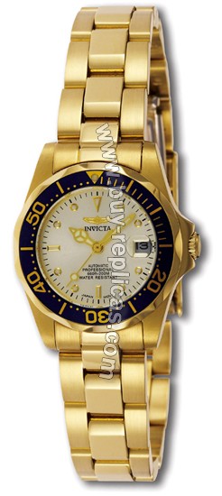 Invicta Diver Pro Gold-tone Steel Ladies Watch 9829