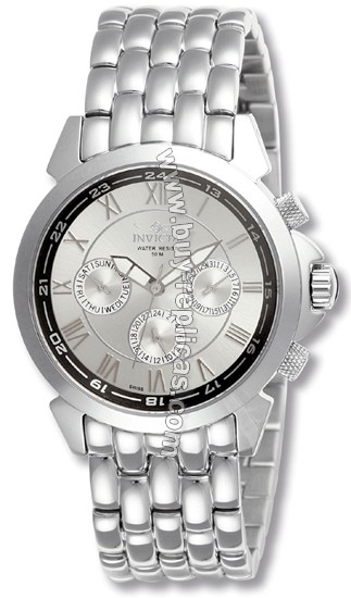 Invicta Men's chrono swiss Stainless Steel Watch 2875