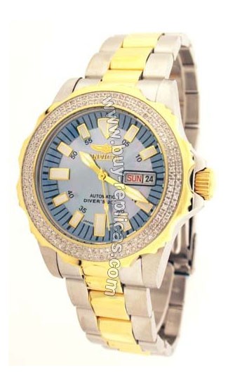 Invicta Abyss Two Tone Diamond Mens Watch ZW2688