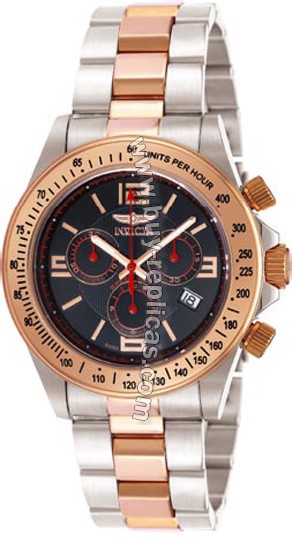 Invicta 3524 Speedway Chronograph Black Mens Watch