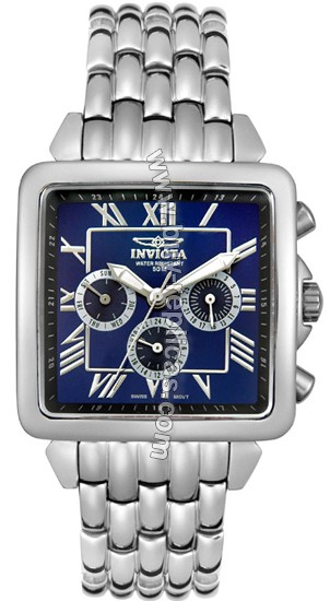 Invicta Men's Multi-Function Stainless Steel Blue Dial Watch 4233