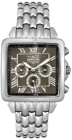 Invicta Men's Multi-Function Stainless Steel Gray Dial Watch 4232