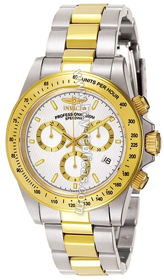 Invicta Speedway Two Tone Swiss Chronograph Mens Watch 7029