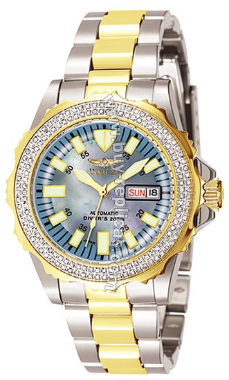 Invicta Abyss Diamond Two Tone Mens Watch 7098