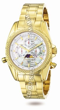 Invicta Caprice Yellow Gold Plated Mens Watch 4139