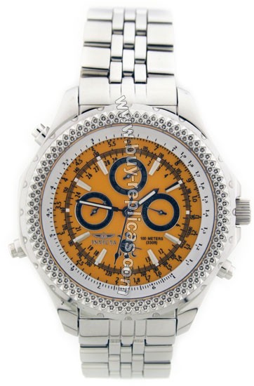 Invicta Aviator Multifunction Orange Mens Watch 3293