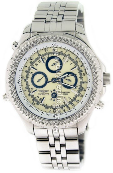 Invicta Invicta Aviator Multifunction Ivory Mens Watch 3291