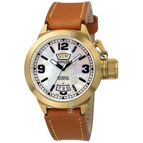 Invicta 3812 Corduba Automatic Brown Leather Ladies Watch