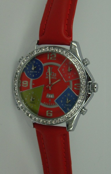 Jacob& Co. Five Time Zone red ladies Watch