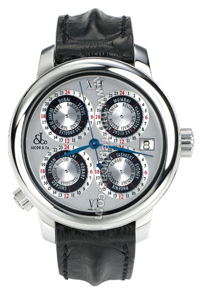 Jacob & Co. GMT-3SS Black World GMT Limited Edition Watch