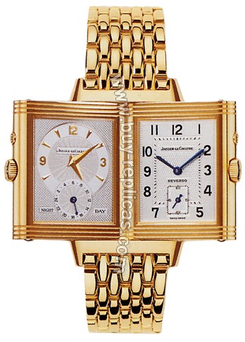 Jaeger LeCoultre Reverso Duo 18kt Yellow Gold Mens Watch 271.11.20