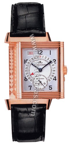 Jaeger LeCoultre Reverso Grande Date 18kt Rose Gold Mens Watch 273.24.2A