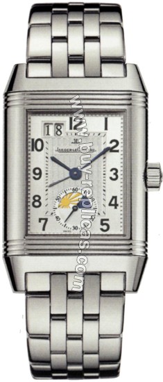 Jaeger LeCoultre Reverso Grande Automatique Steel Mens Watch 303.81.20