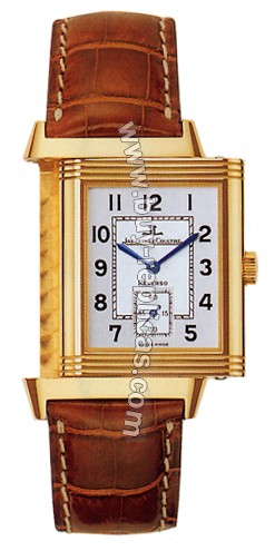 Jaeger LeCoultre Reverso Grande Taille Mechanical 18kt Yellow Gold Mens Watch 270.14.20