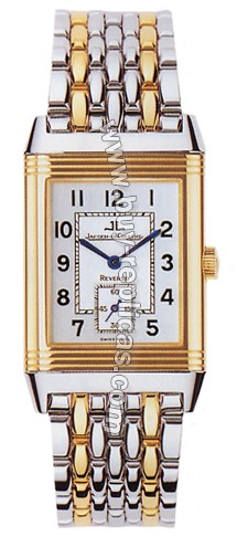 Jaeger LeCoultre Reverso Grande Taille Mechanical 18kt Yellow Gold and Steel Mens Watch 270.51.20