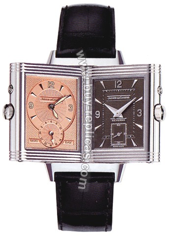 Jaeger LeCoultre Reverso Duo 18kt White Gold Mens Watch 270.340.545B