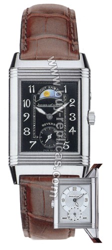 Jaeger LeCoultre Reverso Duo 18kt White Gold Mens Watch 272.34.40