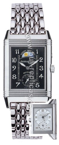 Jaeger LeCoultre Reverso Duo 18kt White Gold Mens Watch 272.31.40