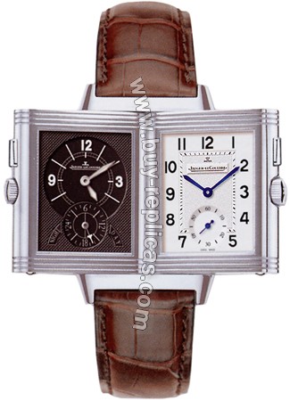 Jaeger LeCoultre Reverso Duo Steel Mens Watch 271.84.10