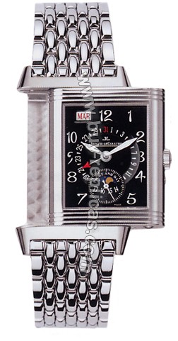 Jaeger LeCoultre Reverso Grande Date 18kt White Gold Mens Watch 274.31.7A