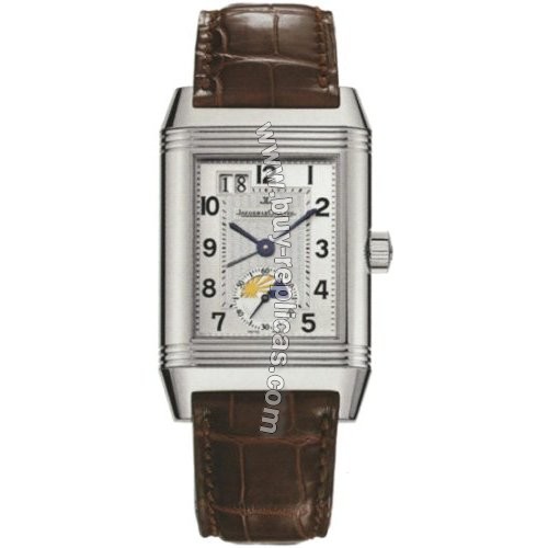 Jaeger LeCoultre Reverso Grande Automatique Stainless Steel Mens Watch 303.84.20