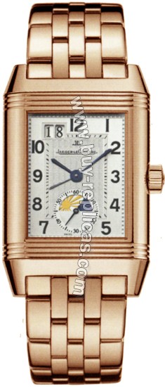 Jaeger LeCoultre Reverso Grande Automatique 18kt Rose Gold Mens Watch 303.21.20