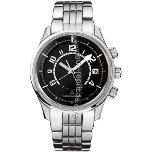 Jaeger LeCoultre Amvox 1 Alarm Stainless Steel Mens Watch 190.81.70