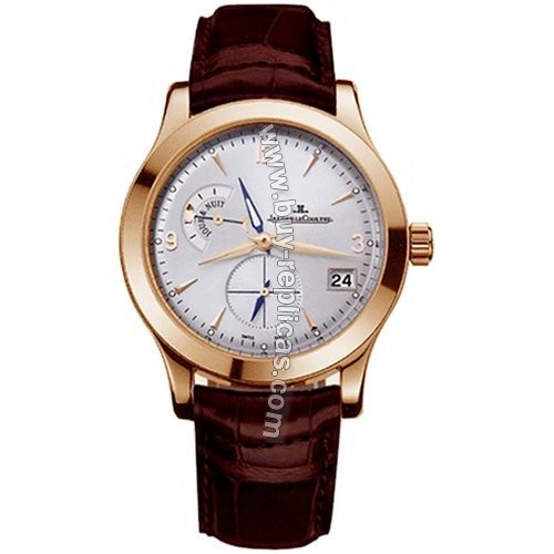 Jaeger LeCoultre Master Hometime 18kt Rose Gold Mens Watch 162.24.20