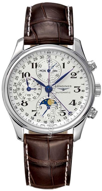 Longines Master Moonphase Chronograph Mens Watch L2.673.4.78.5