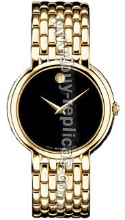 Movado Certa Gold-Plated Mens Watch 0605647