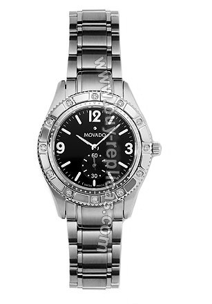 Movado Gentry Diamond Steel Ladies Watch 0605639