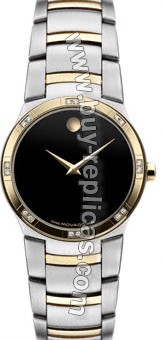 Movado Kardelo Diamond Two-Tone Ladies Watch 0605492