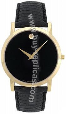 Movado Museum Classic Gold-Tone Mens Watch 0605653